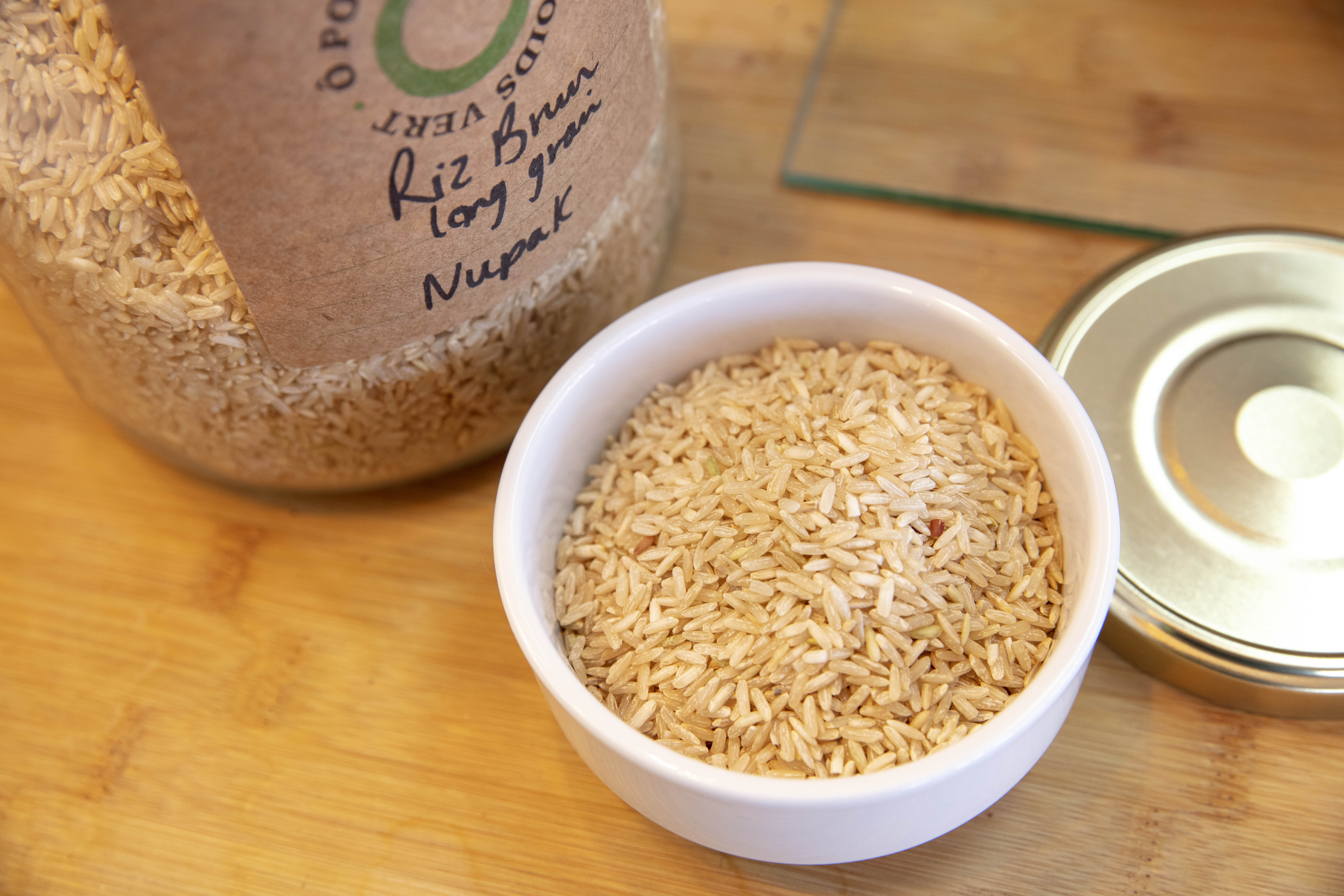 Riz brun longs grains