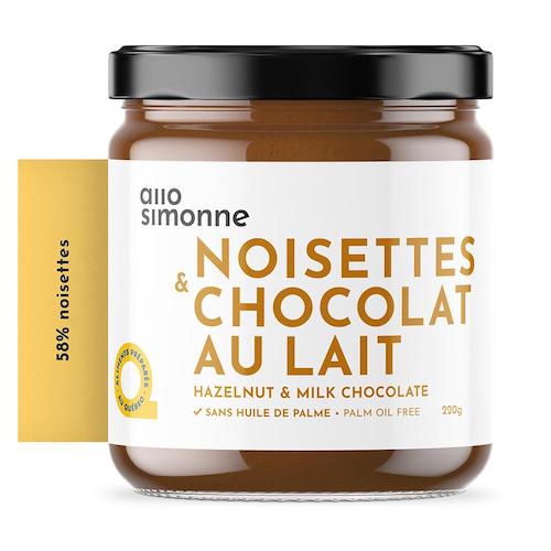Tartinade noisettes chocolat au lait Allo Simonne - Vrac