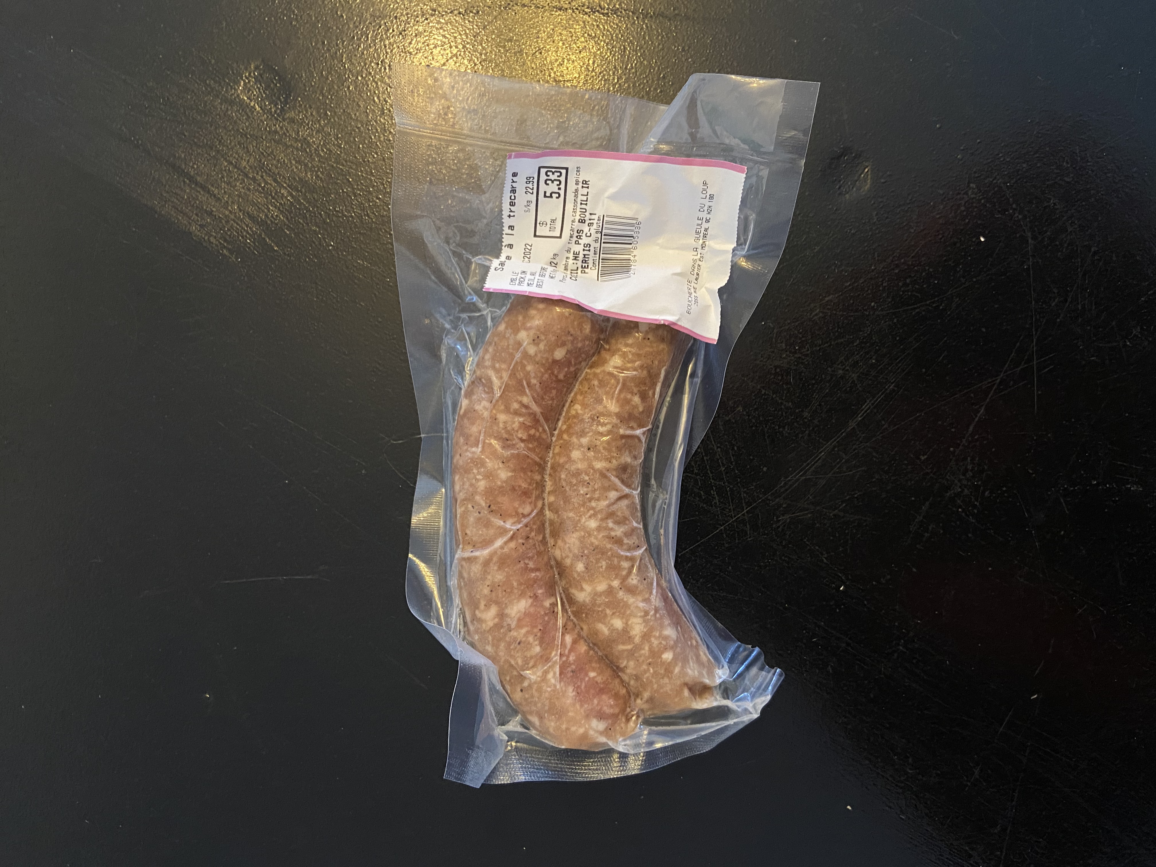 Saucisse à la trecarre